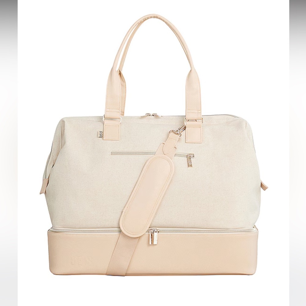 NEW NWT Beis Weekend Bag in Beige